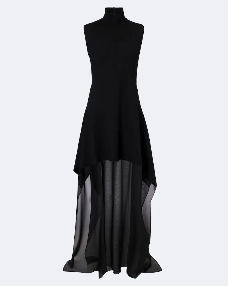 SPORTMAX Maxikleid Schwarz