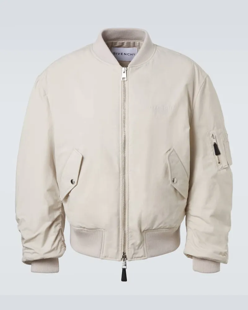 Givenchy Bomberjacke Givenchy Stamp Beige