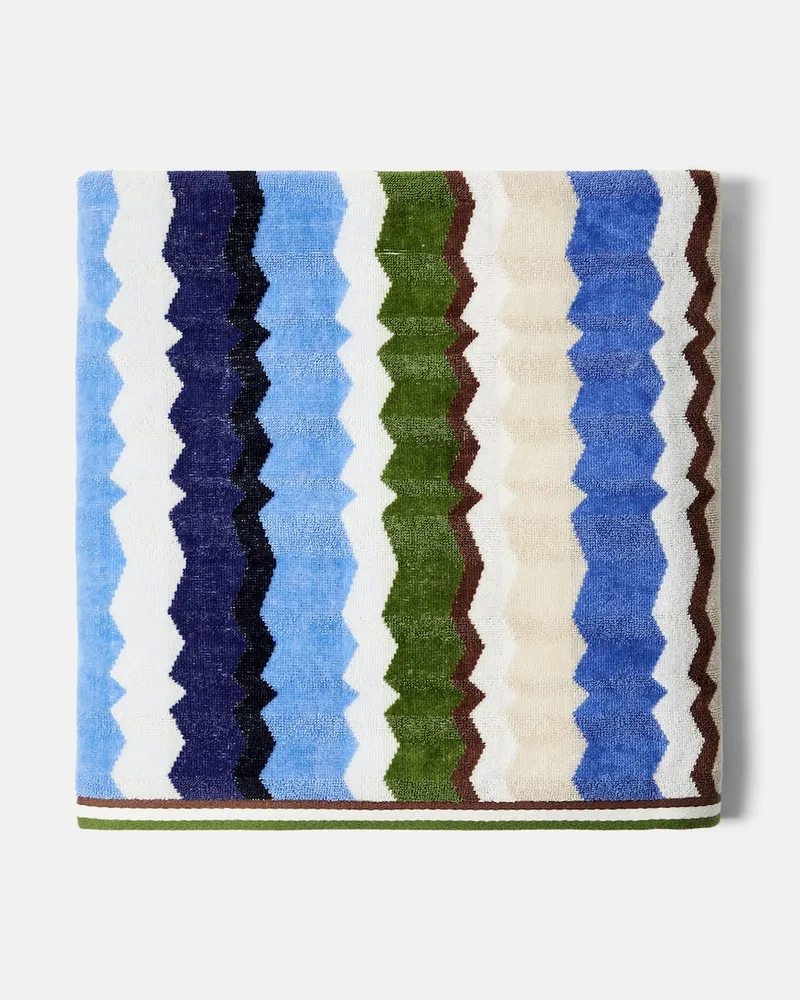 Missoni Badetuch Eva aus Baumwoll-Frottee Multicolor