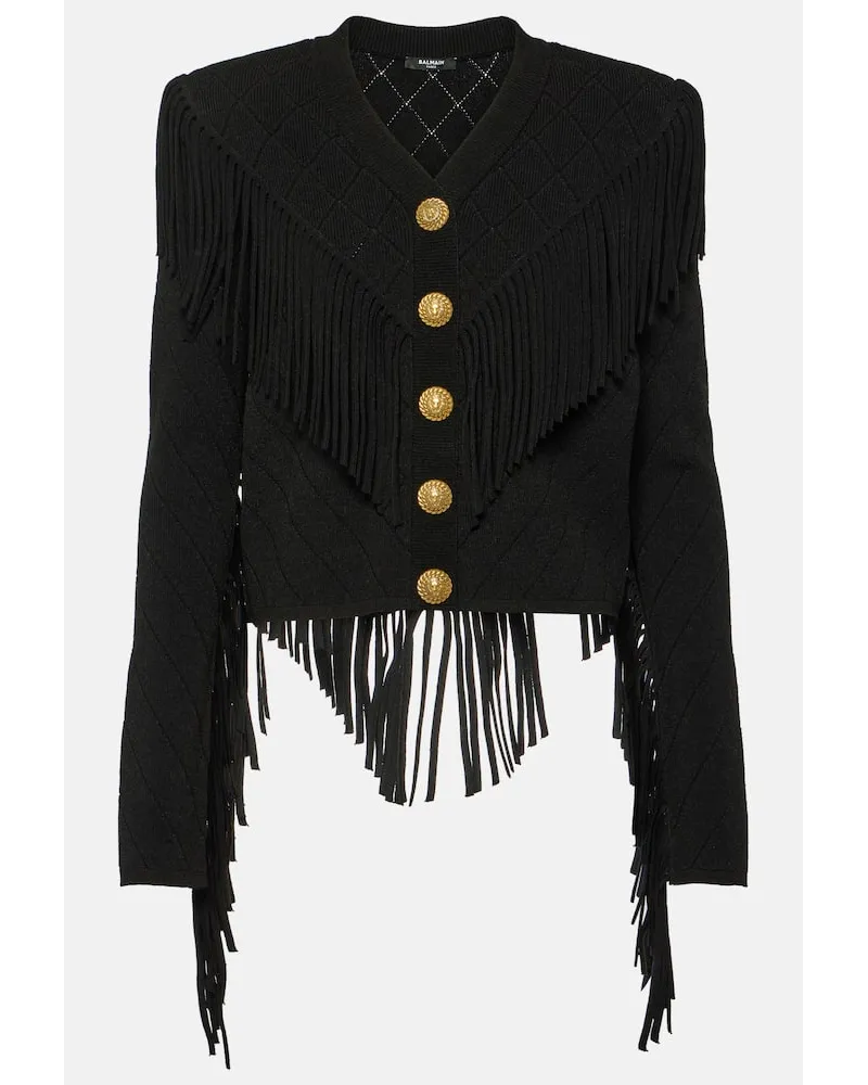 Balmain Cardigan Schwarz