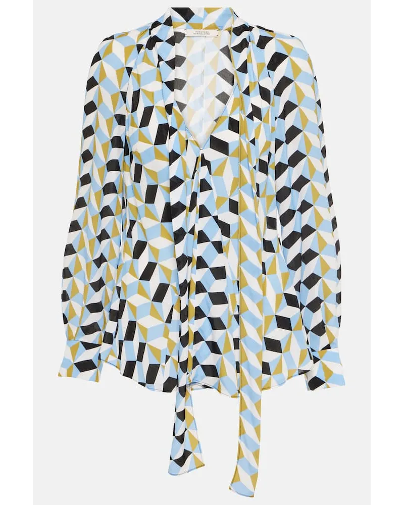 Dorothee Schumacher Bedrucktes Top Blau