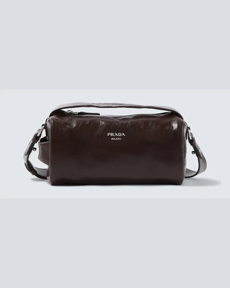 Prada Tote Bag aus Leder Braun