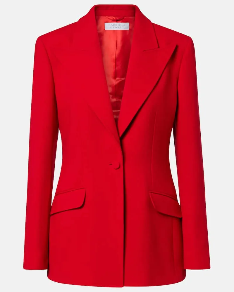 Gabriela Hearst Blazer Leiva aus Wolle Rot