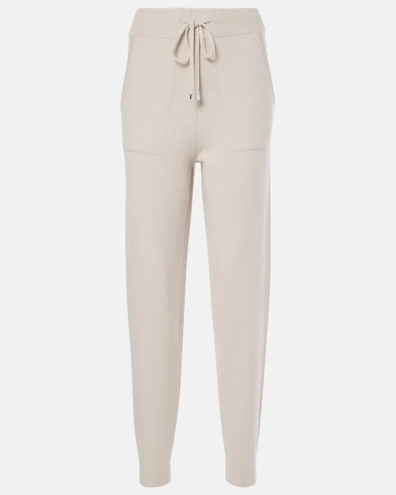 Max Mara Jogginghose Opera Aus Wolle Und Kaschmir Beige