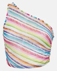 Missoni Top aus Haekelstrick Multicolor