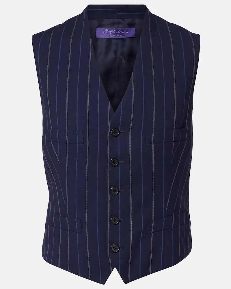 Ralph Lauren Weste aus Wolle Blau
