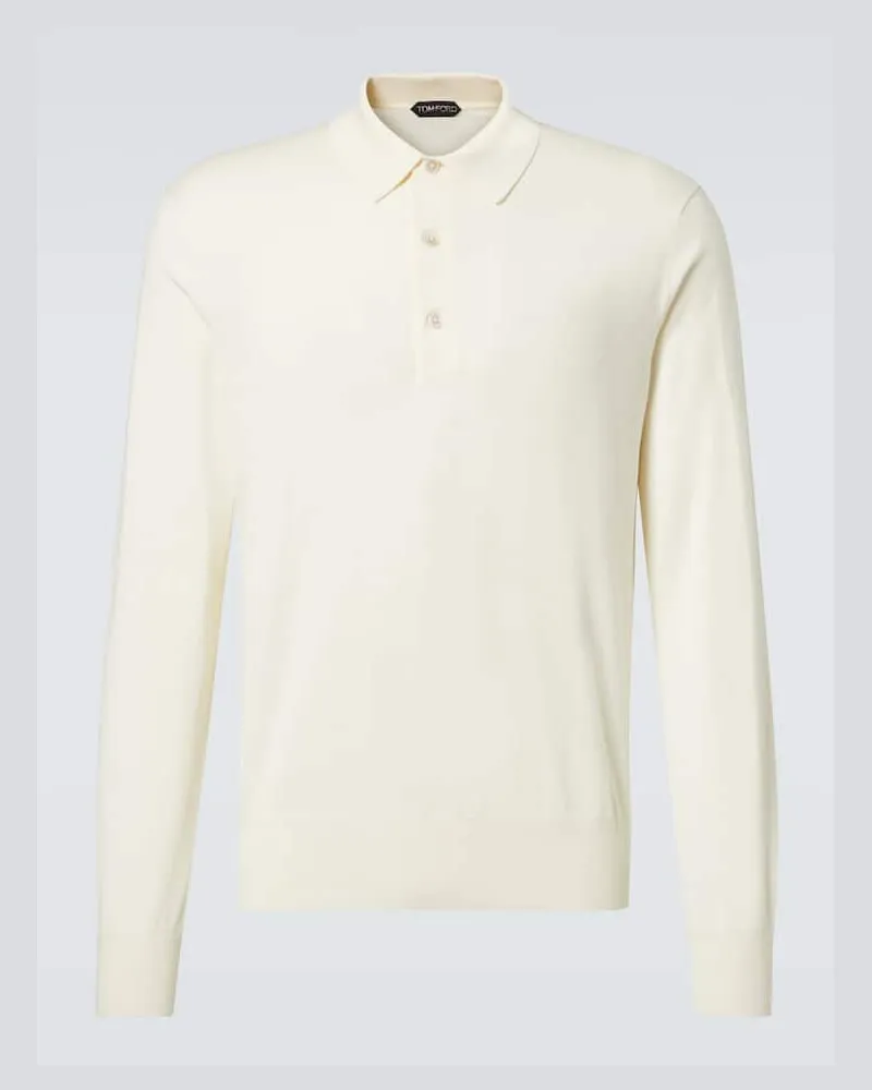 Tom Ford Polohemd aus Baumwolle Weiß