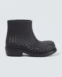 Bottega Veneta Ankle Boots Fireman Schwarz