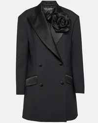 Dolce & Gabbana Verzierter Blazer Schwarz