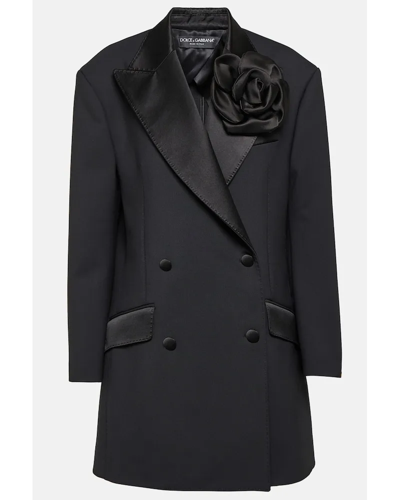 Dolce & Gabbana Verzierter Blazer Schwarz