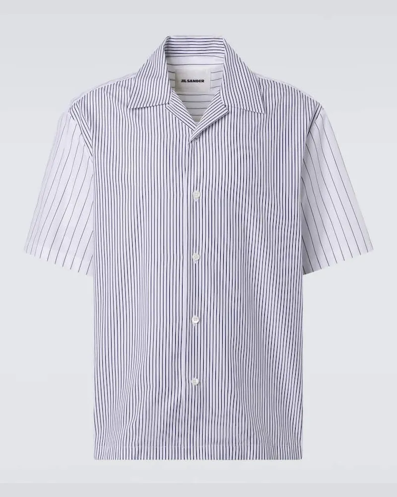 Jil Sander Hemd aus Baumwolle Weiß