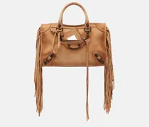 Henkeltasche Le City Small aus Veloursleder