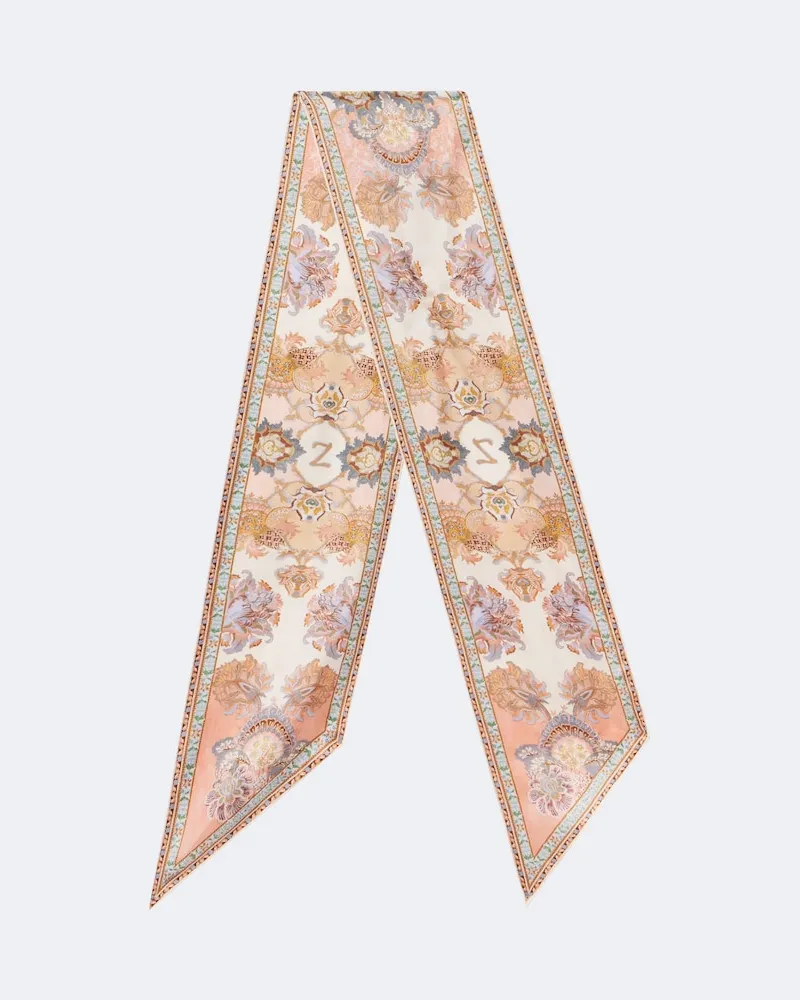 Zimmermann Tuch aus Seide Multicolor