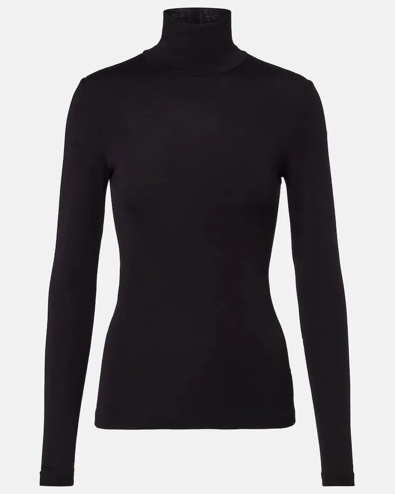 Loro Piana Pullover aus Schurwolle Schwarz