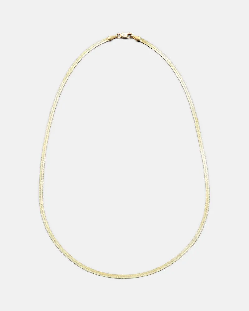 Stone & Strand Halskette Golden Glow aus 10kt Gelbgold Gold