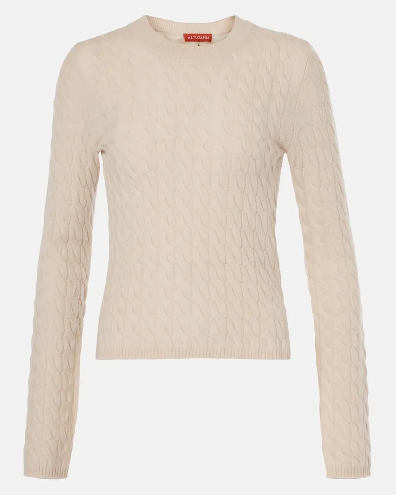 Altuzarra Pullover Milla aus Kaschmir Weiß