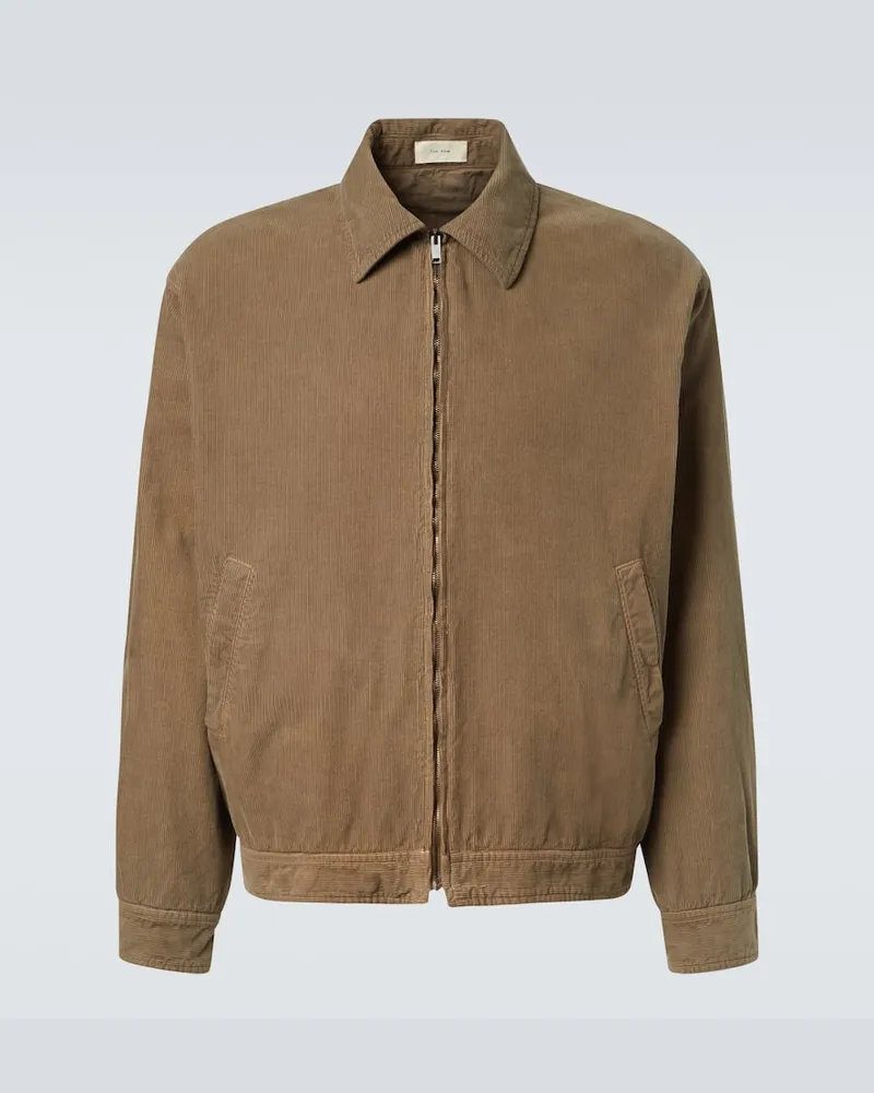 The Row Jacke Noggu aus Baumwoll-Cord Braun