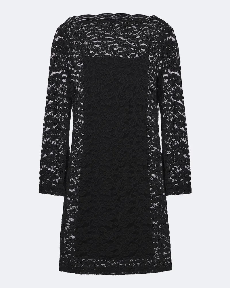Veronica Beard Minikleid Savina aus Spitze Schwarz