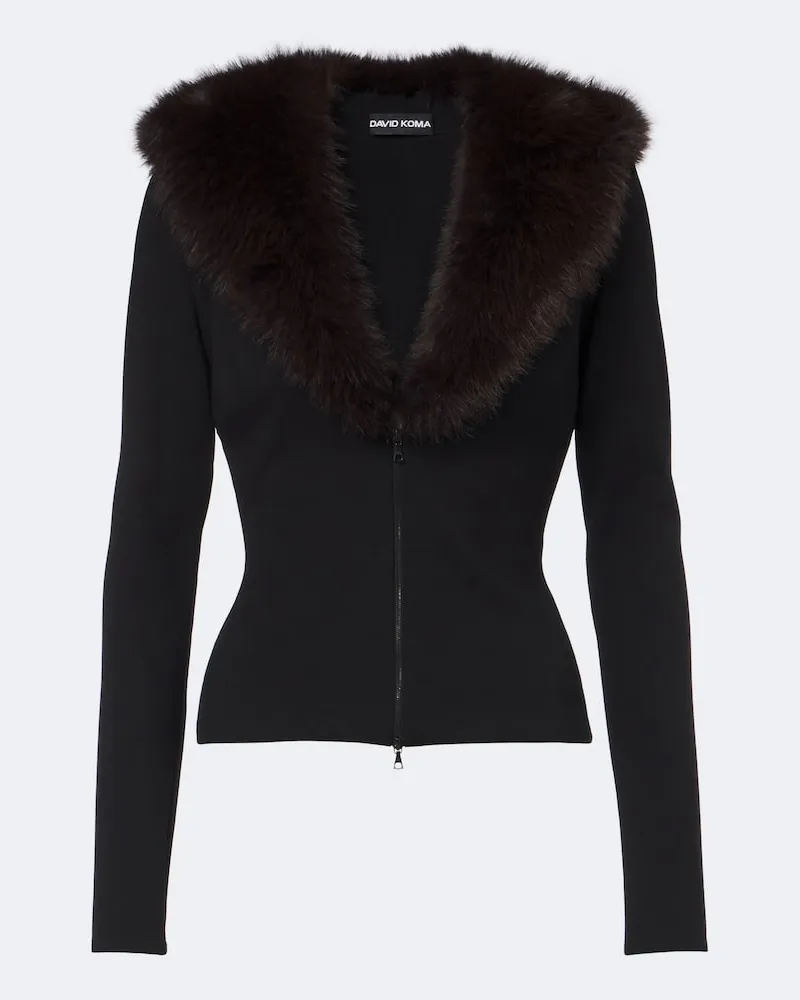 David Koma Cardigan Schwarz