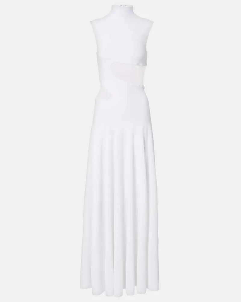 Alaïa Alaïa Maxikleid Weiß