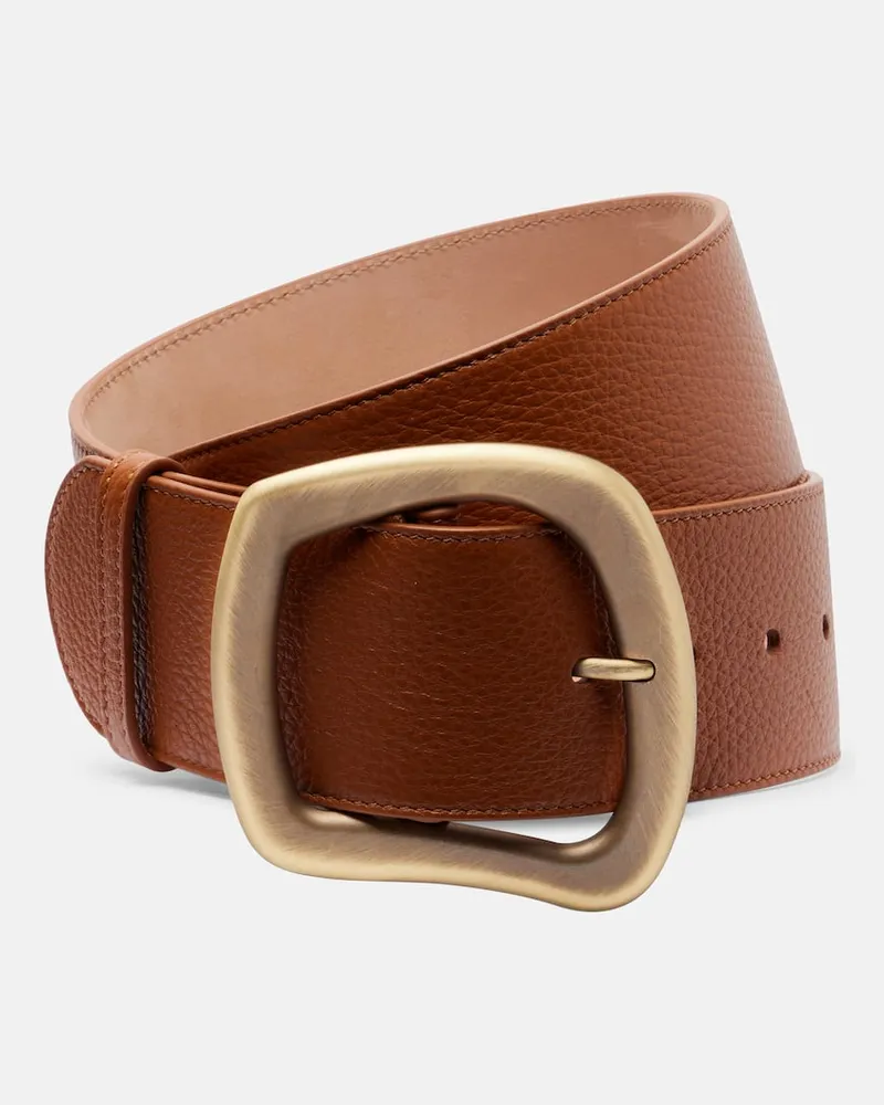 Gabriela Hearst Gürtel Simone aus Leder Braun
