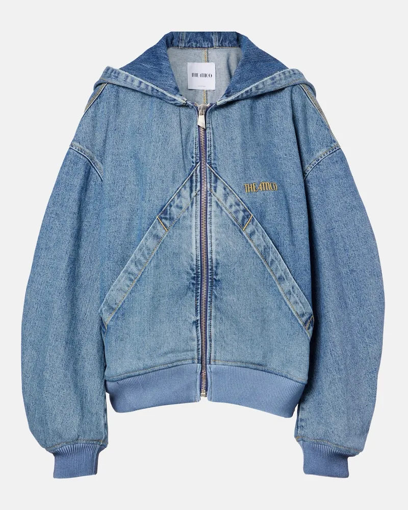 ATTICO Blouson aus Denim Blau