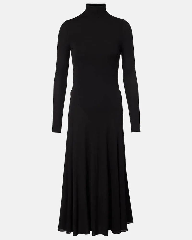 Alaïa Alaïa Midikleid Schwarz