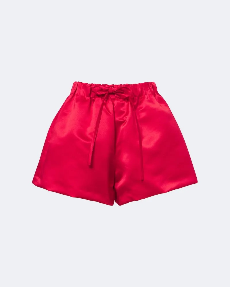 Simone Rocha Shorts aus Satin Rot