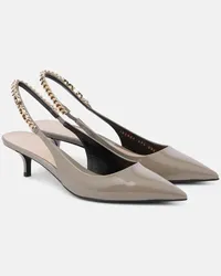 Gucci Slingback-Pumps  Signoria aus Lackleder Nude