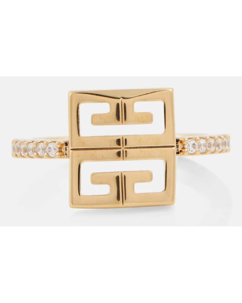 Givenchy Ring 4G mit Swarovski®-Kristallen Gold