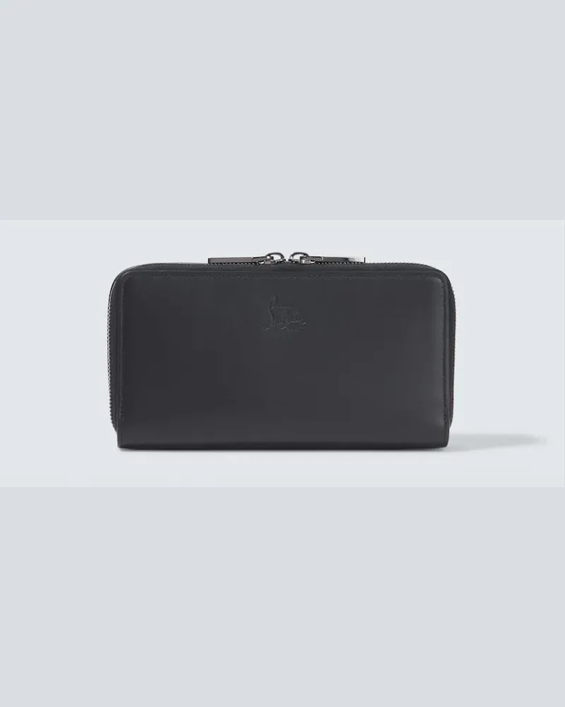 Christian Louboutin Portemonnaie Kypipouch aus Leder Schwarz