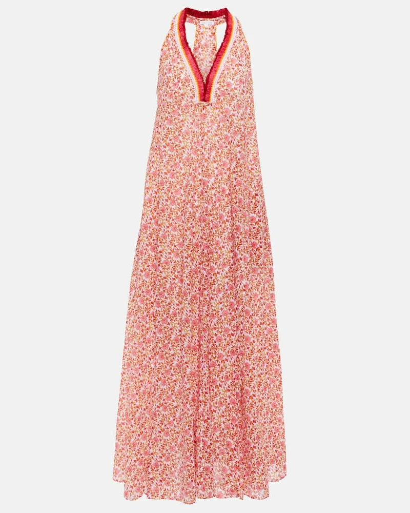 Poupette St Barth Maxikleid Rosa