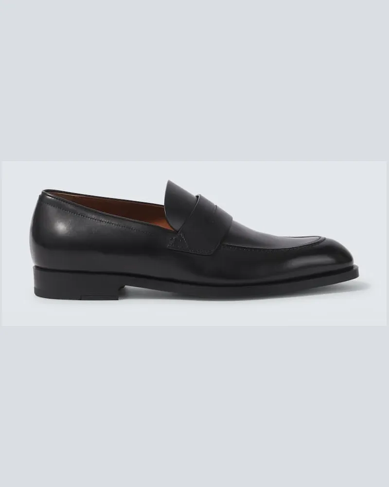 Ermenegildo Zegna Loafers aus Leder Schwarz