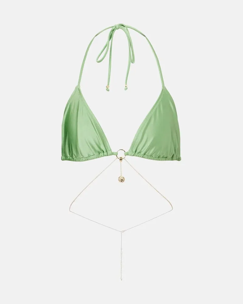 BANANHOT Bikini-Oberteil Chain Grün