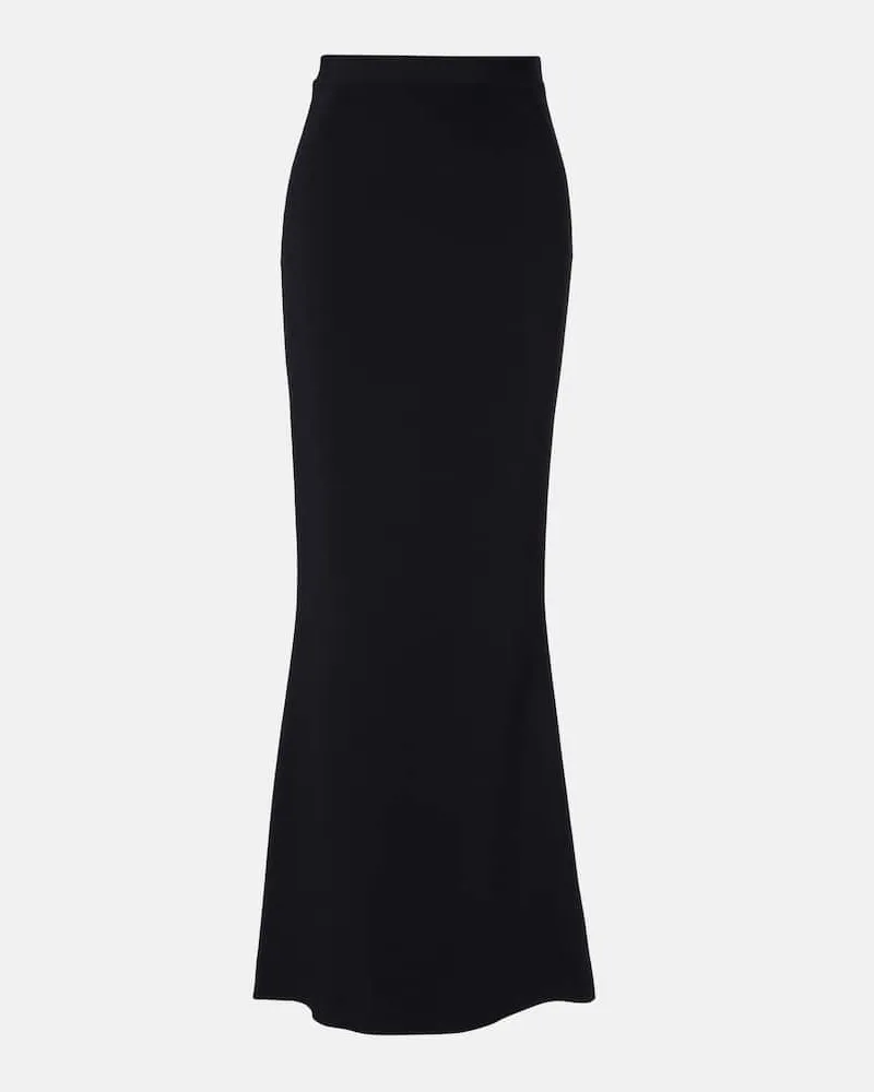 Givenchy High-Rise-Maxirock Schwarz