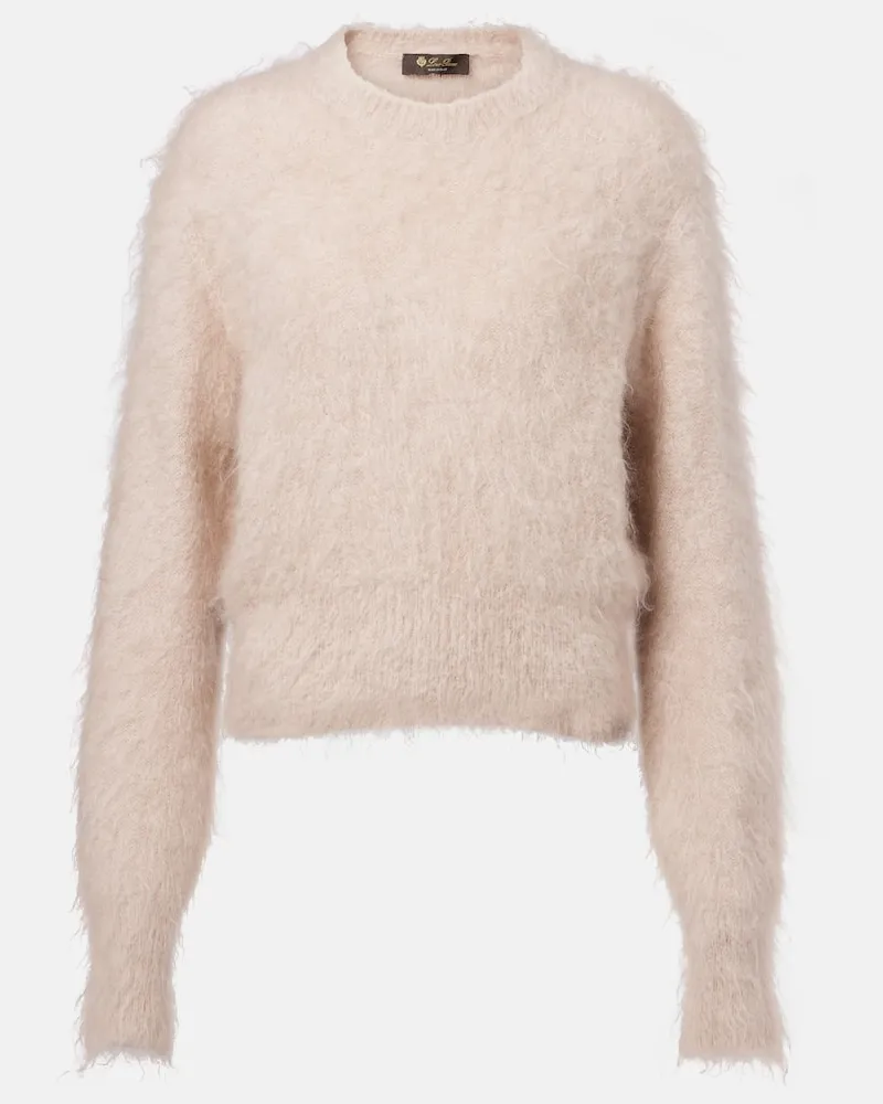 Loro Piana Pullover Cherry Hill aus Kaschmir und Wolle Beige