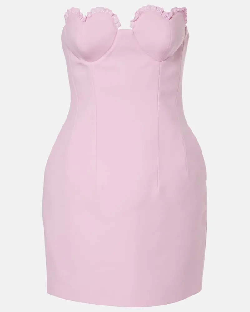 The New Arrivals Ilkyaz Ozel Minikleid Aurelie mit Spitze Rosa