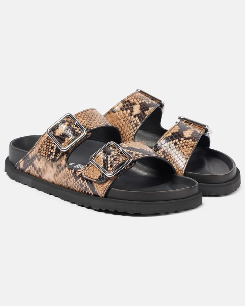 Birkenstock Sandalen Arizona aus Leder Nude