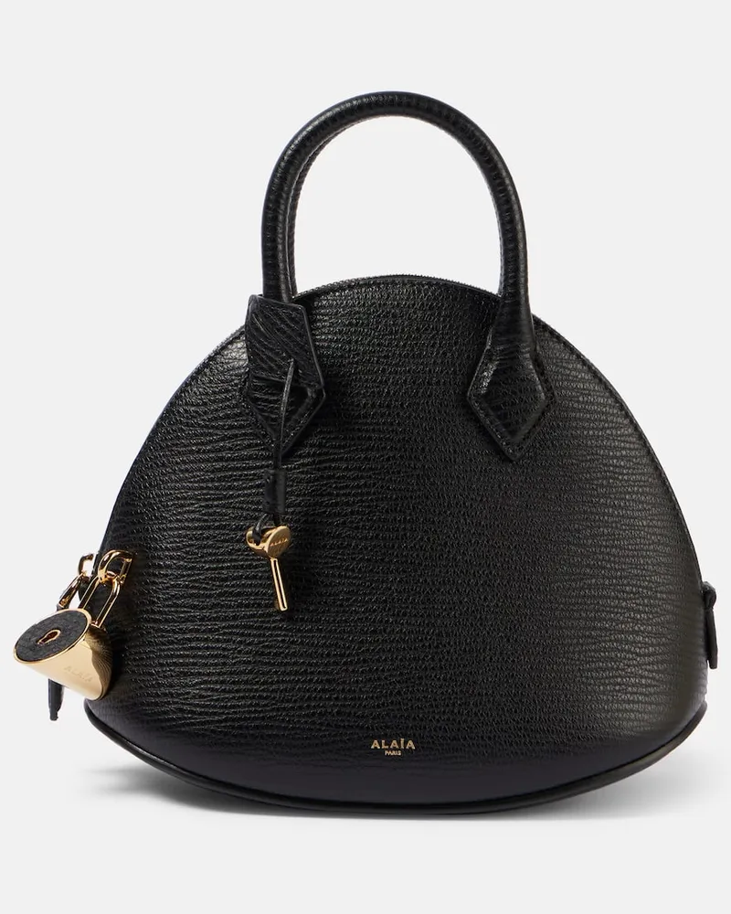 Alaïa Alaïa Tote Bag Dome 25 aus Leder Schwarz