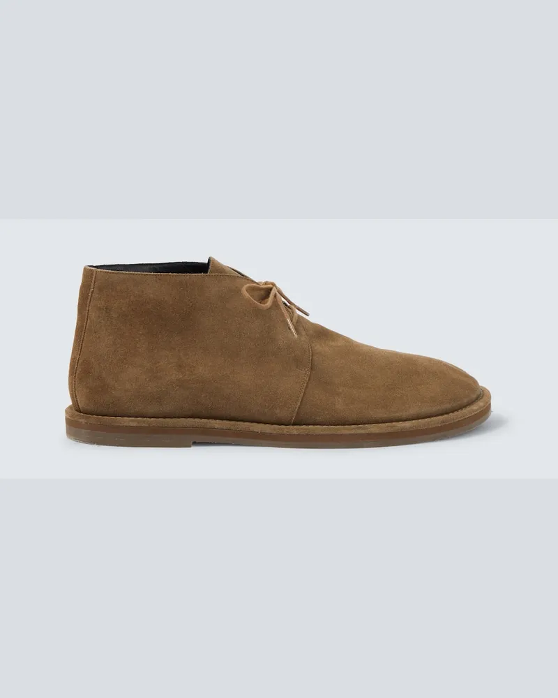 Studio Nicholson Desert Boots Woodrow aus Veloursleder Beige