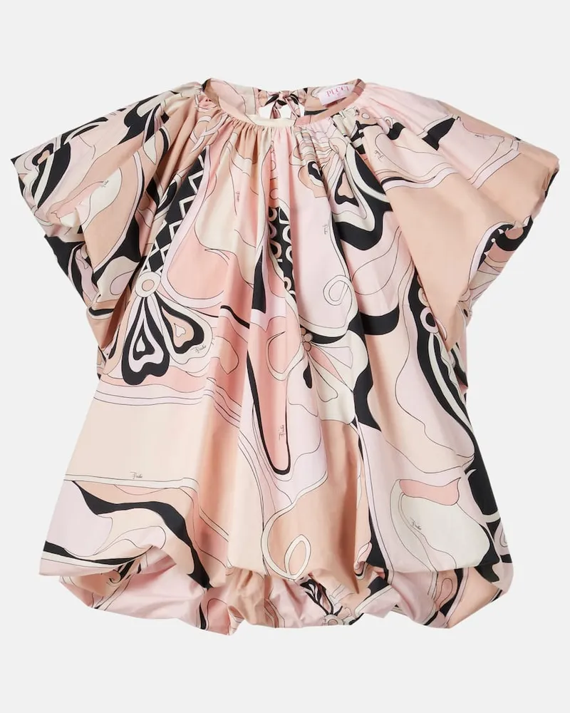 Emilio Pucci Top Orchidee aus Baumwolle Multicolor