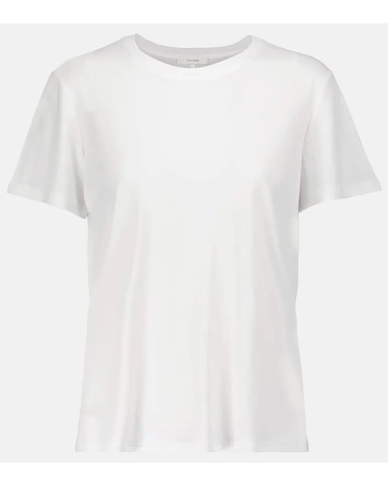 The Row T-Shirt Wesler aus Baumwolle Weiss