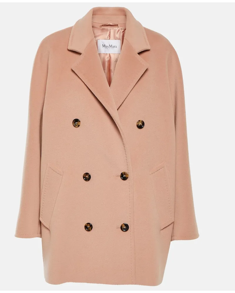 Max Mara Jacke aus Wolle und Kaschmir Pink