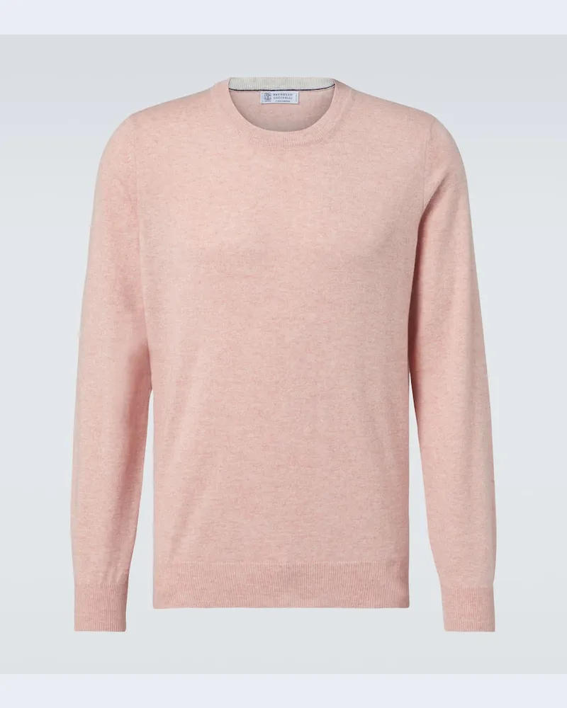 Brunello Cucinelli Pullover aus Kaschmir Rosa
