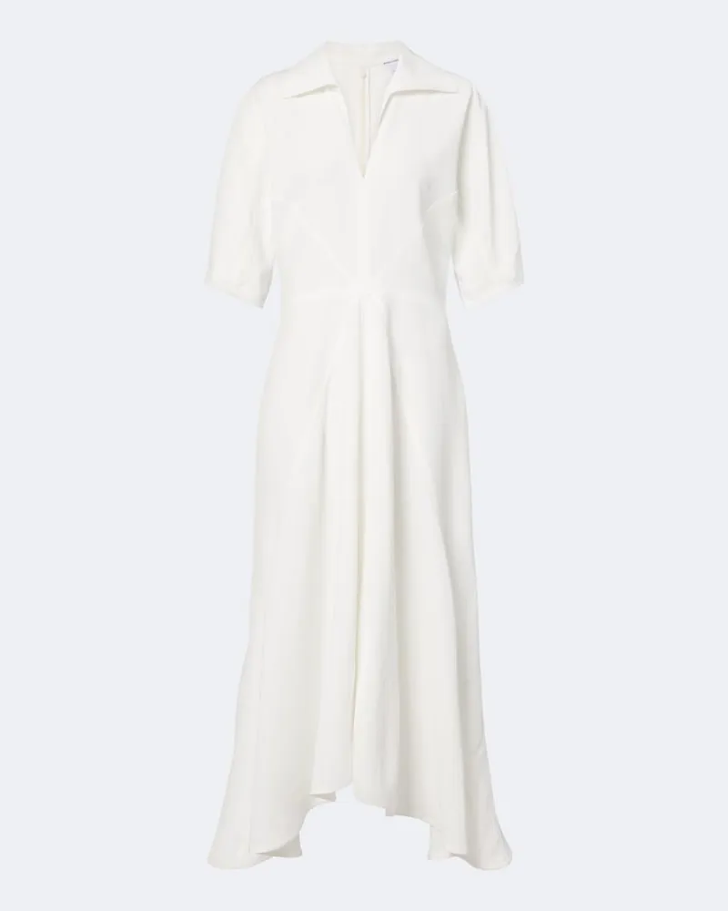 Bottega Veneta Midikleid Weiß