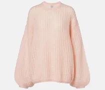 Oversize-Pullover aus einem Mohairgemisch