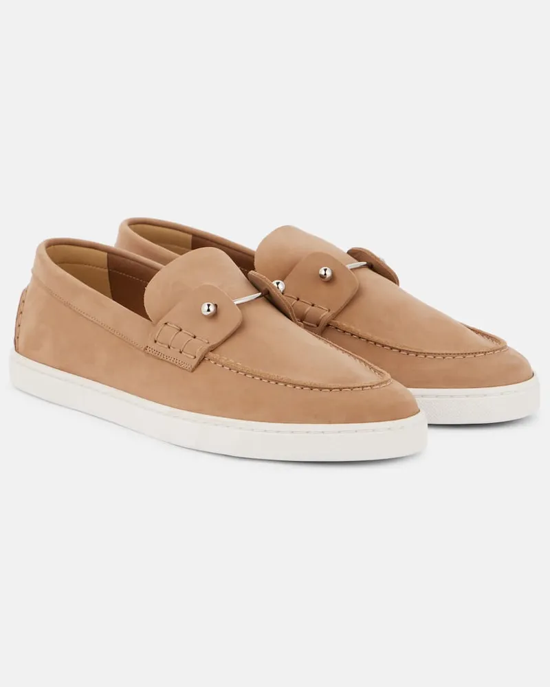 Christian Louboutin Loafers Chambeliboat aus Leder Braun