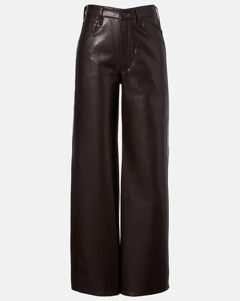 Citizens of humanity Weite High-Rise-Hose Ayla Braun