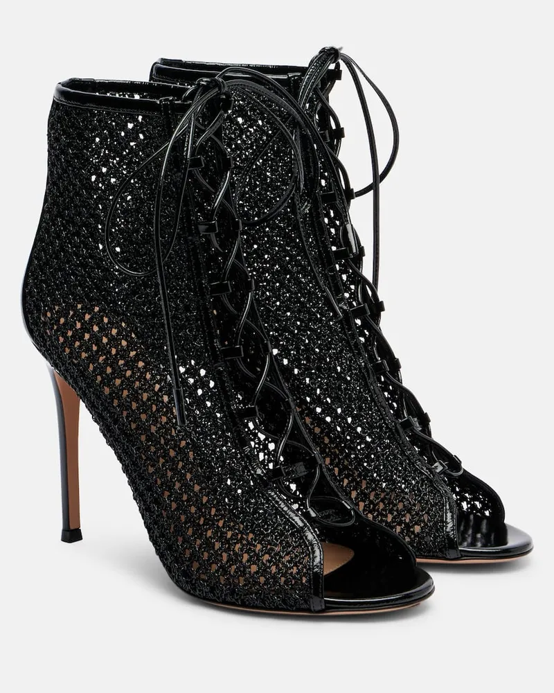 Gianvito Rossi Pumps 105 aus Leder Schwarz