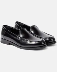 Manolo Blahnik Loafers Dineguardo aus Leder Schwarz